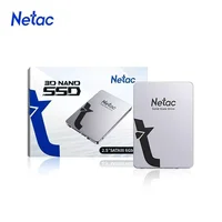 SSD Netac 256GB SATA III Leitura 560 MB/s Gravação 520 MB/s 3D Nand - Prata