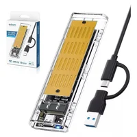 Case Gaveta Para SSD M.2 Nvme E Sata Usb 3.0 Usb C Type-c