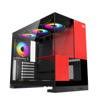 Gabinete Gamer Redragon Eternal Preto E Vermelho Sem Fans Ca-612br