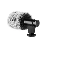 Microfone Shotgun Estéreo Mamen Mic-07 Direcional Supercardioide Para Câmeras E Smartphones