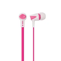 Fone De Ouvido Intra Auricular, C/ Microfone, P2 3.5Mm, Rosa E Branco, OEX - FN203