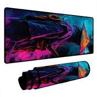Mouse Pad Gamer Speed Extra Grande Desk Pad Profissional Premium Com Borda Costurada 70x35 - Samurai Colors