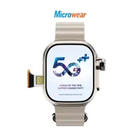 Smartwatch Ultra 3 Ai 5g Microwear16gb + 4 Puls Serie 10 Cor:prata