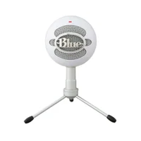 Microfone Condensador Logitech, USB, Blue Snowball Ice, Branco - 988-000070 Microfone Condensador Logitech, USB, Blue Snowball Ice, Branco - 988-000070