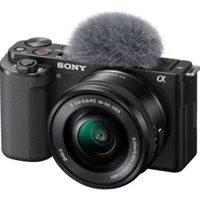 Câmera Sony Zv-e10 Mirrorless Kit Com Lente 16-50mm (preta)