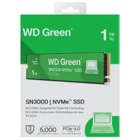 SSD M.2 2280 Wd Green Sn3000 1TB Nvme - Wds100t4g0e SSD M.2 2280 Wd Green Sn3000 1TB Nvme - Wds100t4g0e