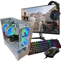 PC Gamer Studiopc Haven Wh Completo, Branco, Ryzen 5 5500, 16gb Ram, SSD 512gb, Placa De Vídeo Rx 6600 8GB, 500w 80 Plus, 3 Fans RGB - 6781416