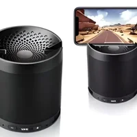 Caixa De Som, Bluetooth, USB, Com Suporte De Celular, Preto