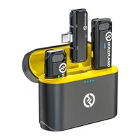 Sistema Microfone Lapela Hollyland Lark C1 Duo, USB-C - Para 2 Pessoas