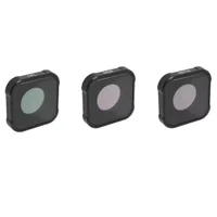 Kit De Filtros Cpl/nd8/nd16 Para Gopro Hero 13/12/11/10/9 Black