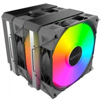Cooler Para Processador Montech Nx600 ARGB, 120mm, Intel-amd, Pwm, Preto, Nx600 ARGB (b) Cooler Para Processador Montech Nx600 ARGB, 120mm, Intel-amd, Pwm, Preto, Nx600 ARGB (b)