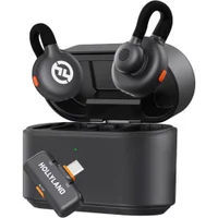 Microfone Lapela Sem Fio Hollyland Lark M2s Usb-c 2 Tx + Rx, 48khz 24bit, 300m, Cinza