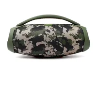 Caixa De Som Portatil X3 Sem Fio Bluetooth, Resistente A Agua, Alto Falantes, Radio Fm, Camuflada