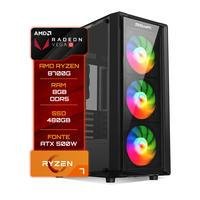 PC Gamer Bluepc Amd Ryzen 7 8700g 8GB Ddr5 SSD 480GB Vega 8 - Fonte 500w PC Gamer Bluepc Amd Ryzen 7 8700g 8GB Ddr5 SSD 480GB Vega 8 - Fonte 500w