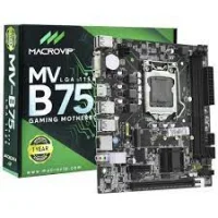 Placa Mãe 1155 Macrovip Mv-b75 Vga Ddr3 Nvme Placa Mãe 1155 Macrovip Mv-b75 Vga Ddr3 Nvme