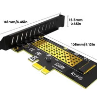 placa adaptadora nvme m.2 pci-express ssd jeyi