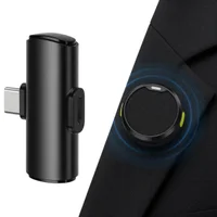 Microfone Sem Fio Usb-c Portátil Com 2 Microfones
