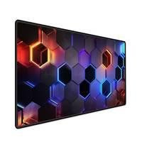 Mouse Pad Gamer Speed Extra Grande Profissional 100x50 - Hexagonal Dropshot