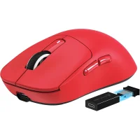 Mouse Gamer Attack Shark X3 Pro 4k/8k Wireless Tri-mode Paw3395 26.000 Dpi, Vermelho