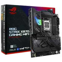Placa Mãe Asus Rog Strix X870-f Gaming Wi-fi Socket Am5 Ddr5 Atx RGB 4x PCie 5.0 2.5gb Ethernet Mu-mimo
