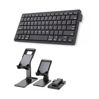 Teclado Bluetooth Para Tablet Air 5 10,9" 2022 Sup Apoio Preto