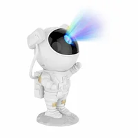 Luminária Astronauta Projetor LED Infantil Galáxia Estrelas