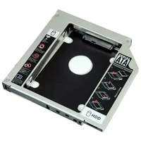 Adaptador Case Caddy 9.5mm Para Hd SSD Sata 2.5 Gaveta Dvd Notebook