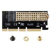 Adaptador Placa Conector Conversor, Para SSD M2 Nvme Pci-e Pci Express 3.0 e 4.0, Preto Adaptador Placa Conector Conversor, Para SSD M2 Nvme Pci-e Pci Express 3.0 e 4.0, Preto