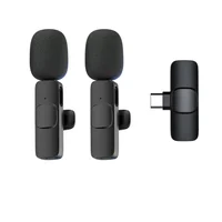 Microfone Lapela Sem Fio Duplo Profissional Tipo-c Para Iphone 15 E 16