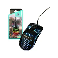 Mouse Gamer Renux 523 RGB 3000 Dpi Usb Ergonômico Com Fio