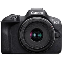 Câmera Mirrorless Canon Eos R100 Com Lente Rf-s 18-45mm Is Stm