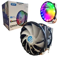 Cooler Para Processador Universal, RGB, FAN Duplo,120mm - KP-VR305