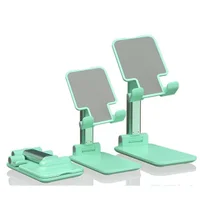 Suporte De Mesa Ajustável Para Tablet E Celular - Verde