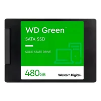 SSD 480GB Wd Green, Sata 3 2.5 Pol, Leitura 545 Mbps E Gravação 430mbps - Wds480g3g0a