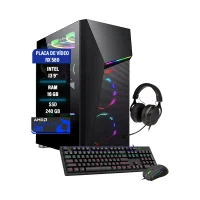 Pc Gamer I3 9° 16gb Placa Vídeo Rx550 4gb Hd 1tb SSD 240gb