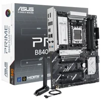 Placa Mãe Asus Prime B840-plus Wi-fi Socket Am5 Ddr5 Atx Bluetooth 5.0 RGB 4x Sata 6gb/s PCie 4.0