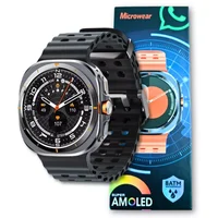 Smartwatch Microwear Su01 Série 11 AmoLED Gps Whatsapp A Prova D'água Cor:preto