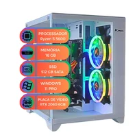 PC Gamer Br Ryzen 5 5600 RTX2060 6gb SSD 512gb Ram16gb Win11