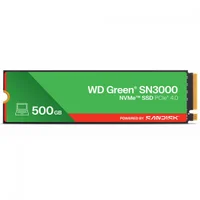 SSD Wd Green Sn3000, 500gb, M.2 Nvme, Leitura 5000mb/s E Gravação 4100mb/s, Wds500g4g0e SSD Wd Green Sn3000, 500gb, M.2 Nvme, Leitura 5000mb/s E Gravação 4100mb/s, Wds500g4g0e