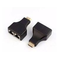 Extensor Adaptador Hdmi Ate 30 Metros Cabo De Rede Utp Rj45 Cat5 Extensor Adaptador Hdmi Ate 30 Metros Cabo De Rede Utp Rj45 Cat5