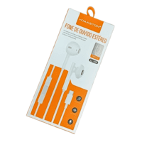 Fone De Ouvido Estéreo Tipo C Branco - Ej-105