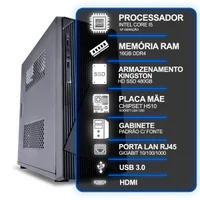 Kit Intel, Intel Core i5 10ª Geração, 16gb Ram, SSD 480GB, Placa-mãe H510 E Cooler – Sem Gabinete Kit Intel, Intel Core i5 10ª Geração, 16gb Ram, SSD 480GB, Placa-mãe H510 E Cooler – Sem Gabinete