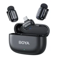 Microfone Sem Fio Boya Boya Mini-14 Usb C Lapela Preto Microfone Sem Fio Boya Boya Mini-14 Usb C Lapela Preto
