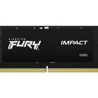 MEMÓRIA RAM KINGSTON FURY IMPACT, 16GB, 6000MHZ, DDR5, CL38, PARA NOTEBOOK, PRETO - KF560S38IB-16