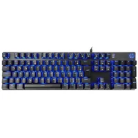 Teclado Gamer Mecânico Led Hp Switch Blue Chumbo - Gk400f