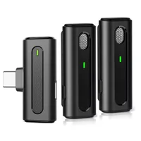 Sistema Microfone Lapela M9 Usb C 2.4ghz P/android Preto