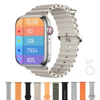 Smartwatch K99 Pro 46mm Serie 10 Com 10 Pulseiras - Prata