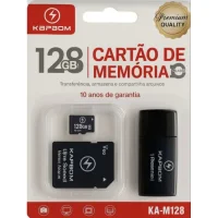 Cartão De Memória 128GB Classe 10 + Adaptador Sd + Pen Drive Cartão De Memória 128GB Classe 10 + Adaptador Sd + Pen Drive