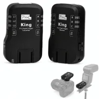 Rádio Flash Pixel King I-ttl 2.4ghz Transmissor E Receptor Para Nikon