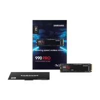 SSD Samsung 990 Pro 2TB, M.2 Nvme PCie 4.0, Leitura 7450MBps, Gravação 6900MBps - Mz-V9p2t0bw